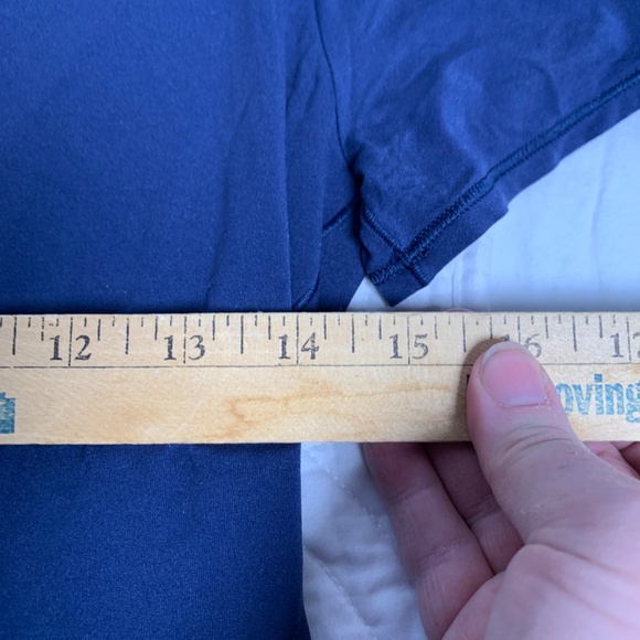 Lululemon 2pc Navy Blue top sports tank bra and shirt - Picture 10 of 14